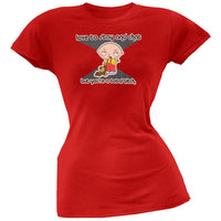 Family Guy - Love To Chat Red Juniors T-Shirt