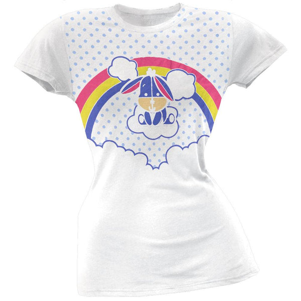 Eeyore - Sitting On Clouds Juniors Babydoll T-Shirt