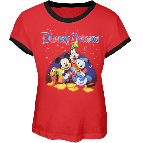 Disney - Characters Galore Girl's Youth Ringer T-Shirt