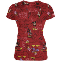 Disney - Scribble Juniors Cap Sleeve T-Shirt