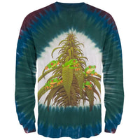 Ganja Frogs Tie Dye Long Sleeve T-Shirt