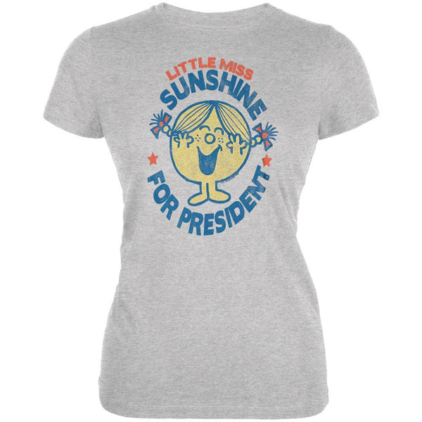 Little Miss - Sunshine For President Vintage Juniors T-Shirt