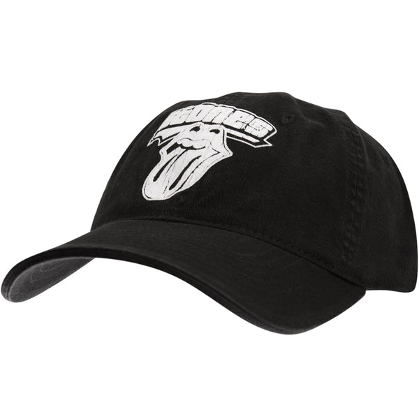 Rolling Stones - White Tongue Flex-Fit Baseball Cap