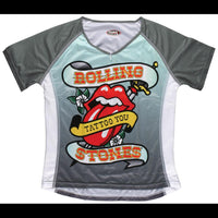 Rolling Stones - Tongue Womens Activewear Jersey