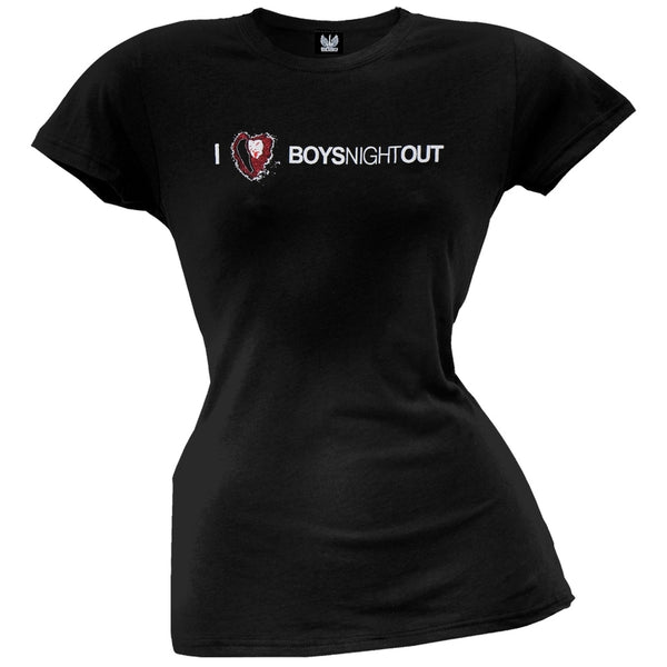 Boys Night Out - I Heart BNO Juniors T-Shirt