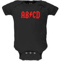 AB/CD Black Baby One Piece