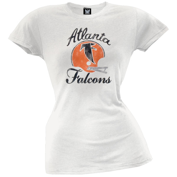 Atlanta Falcons - Distressed Helmet Juniors T-Shirt