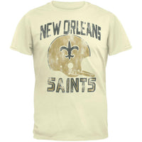 New Orleans Saints - Distressed Helmet Soft T-Shirt