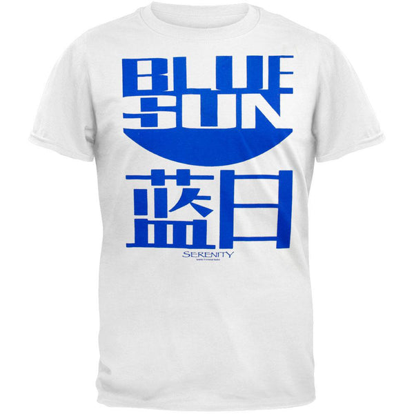 Serenity - Blue Sun White T-Shirt