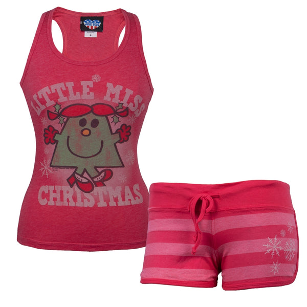 Little Miss - Christmas Juniors Tank And Shorts Set
