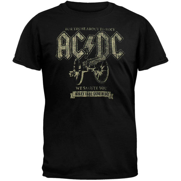 AC/DC - Those About To Rock Distressed Soft Adult T-Shirt