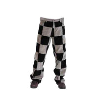 Patchwork Pants Black/Tan