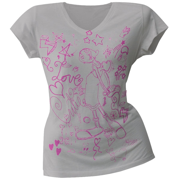 Popeye - Olive Sketch Juniors T-Shirt