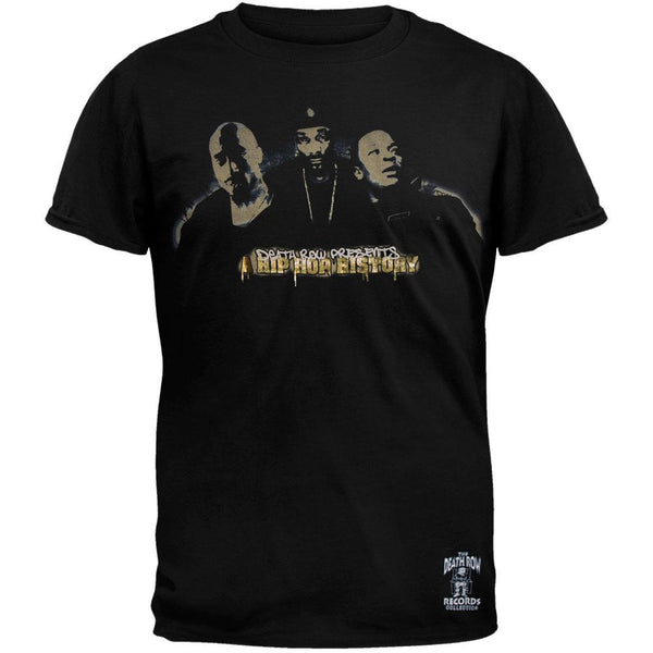 Death Row Records - Hip Hop History Foil T-Shirt