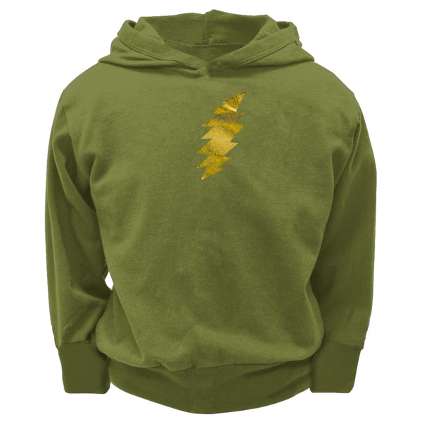 Grateful Dead - Foil Bolt Toddler Hooded Sweatshirt - Olive