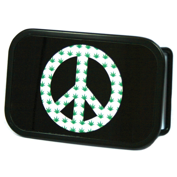 Peace Pot Belt Buckle