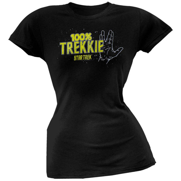 Star Trek - 100% Trekkie Juniors T-Shirt
