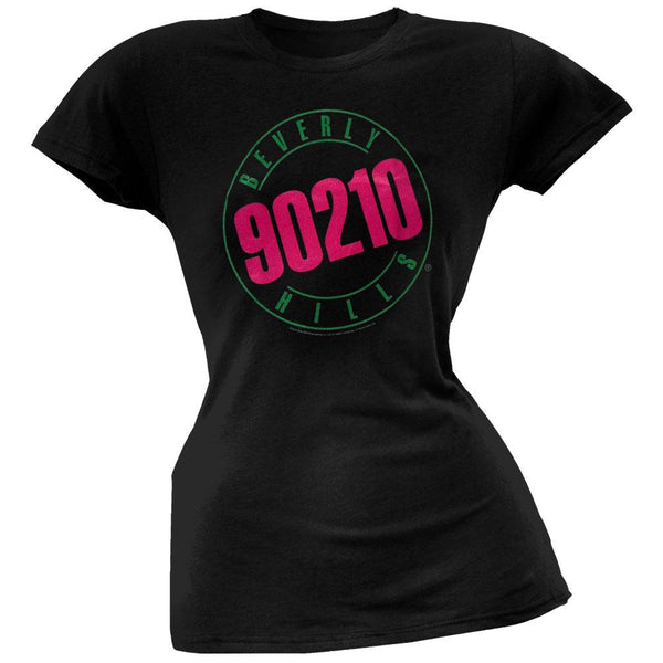 Beverly Hills 90210 - Neon Logo Juniors T-Shirt