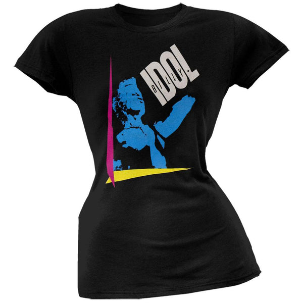 Billy Idol - Day Glow Juniors T-Shirt