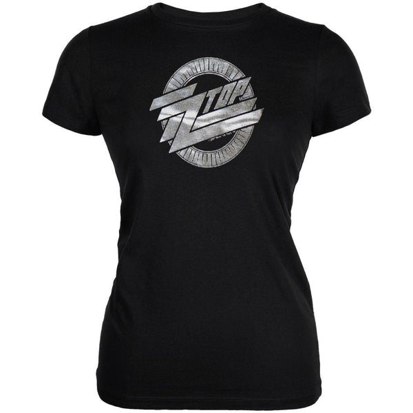 ZZ Top - Silver Logo Juniors T-Shirt