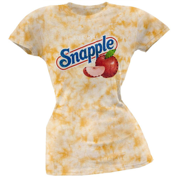 Snapple - Rhinestone Apple Cloud Washed Juniors T-Shirt