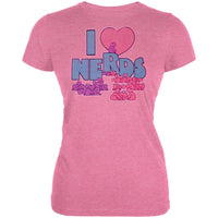 Nerds - I Heart Nerds Juniors T-Shirt