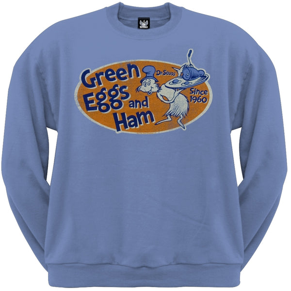 Dr. Seuss - Eggstra Special Light Blue Crew Neck Sweatshirt