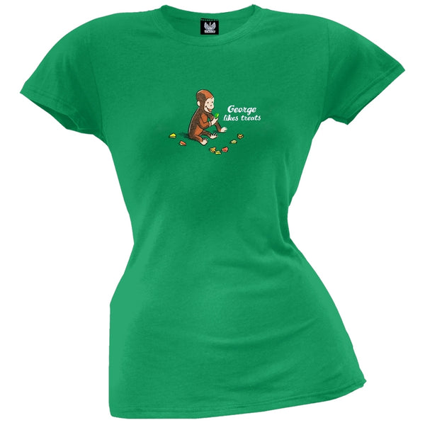 Curious George - Likes Treats Juniors T-Shirt
