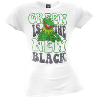 Muppets - Green Is The New Black Juniors T-Shirt