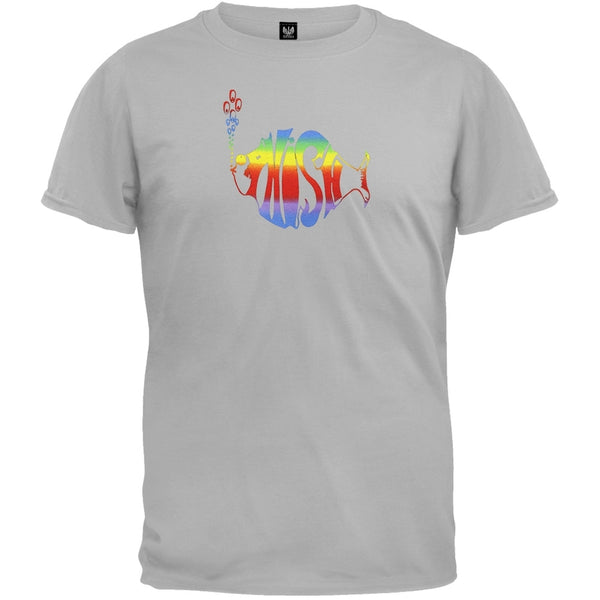 Phish - Rainbow Logo Ice Grey T-Shirt
