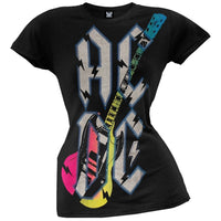 AC/DC - Neon Guitar Juniors T-Shirt