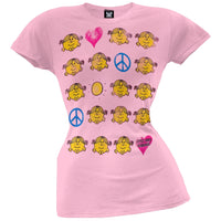 Little Miss - Peace & Love Juniors T-Shirt