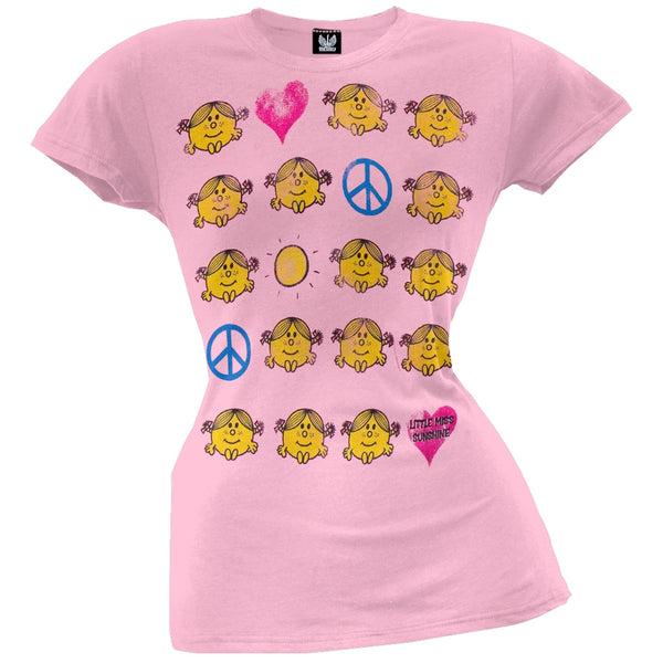 Little Miss - Peace & Love Juniors T-Shirt