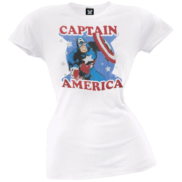Captain America - Stars Juniors T-Shirt