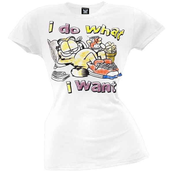 Garfield - Do What I Want Juniors T-Shirt