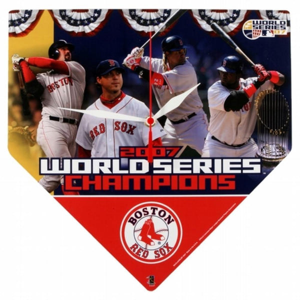 Boston Red Sox - 2007 World Series Champs Home Plate Clock