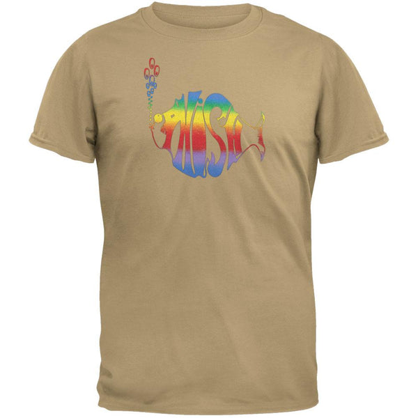 Phish - Rainbow Logo Tan T-Shirt