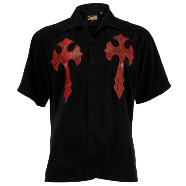 Snake Skin Cross Club Shirt