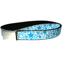 Stargazer - White and Blue Web Belt