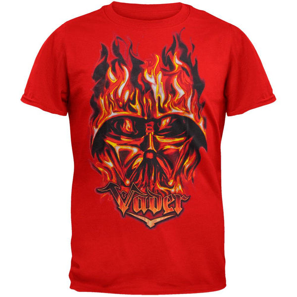 Star Wars - Flaming Vader Juvy T-Shirt