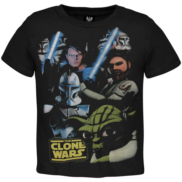 Star Wars - Clone Wars Faces Juvy T-Shirt