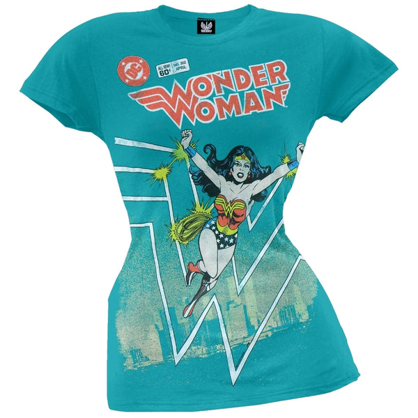 Wonder Woman - Comic Cover Juniors T-Shirt