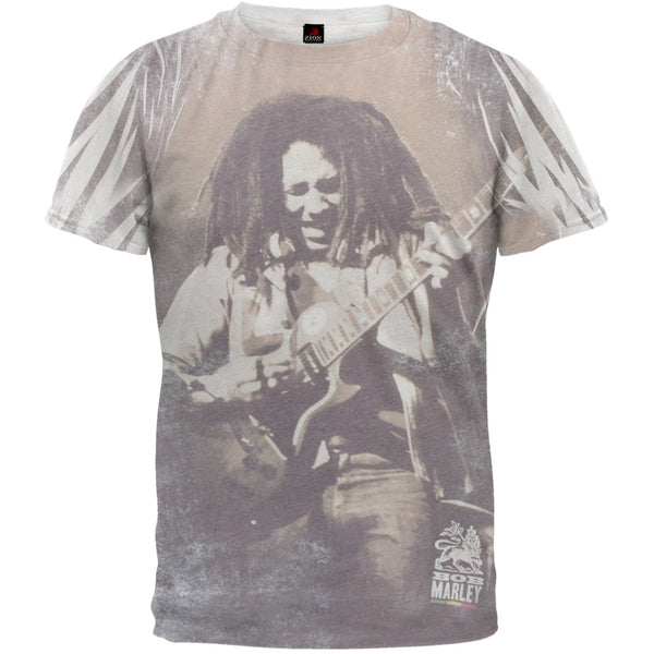 Bob Marley - Guitar All Over Soft T-Shirt
