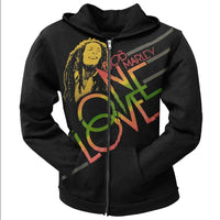 Bob Marley - One Love Smile Juniors Zip Hoodie