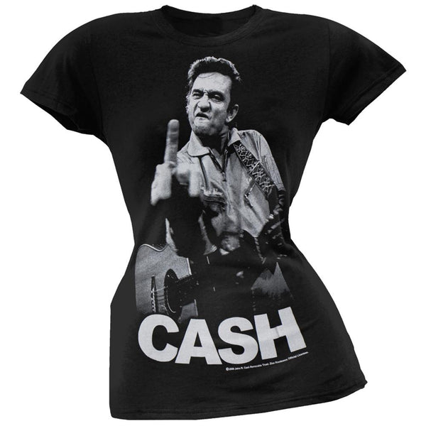 Johnny Cash - Flippin Juniors T-Shirt
