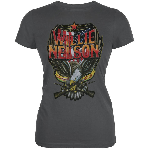 Willie Nelson - Stars & Stripes Juniors T-Shirt