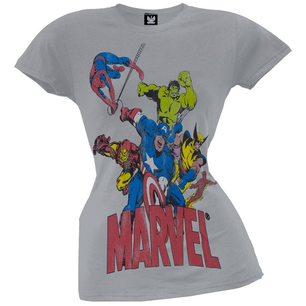 Marvel - 6 Heroes Juniors T-Shirt