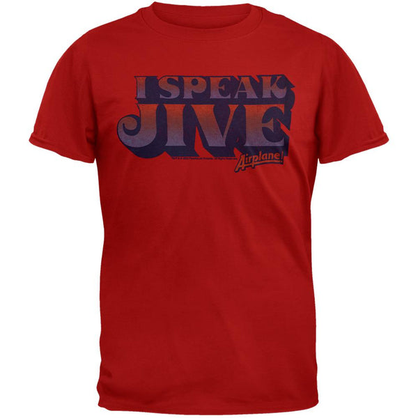 Airplane - I Speak Jive Red T-Shirt