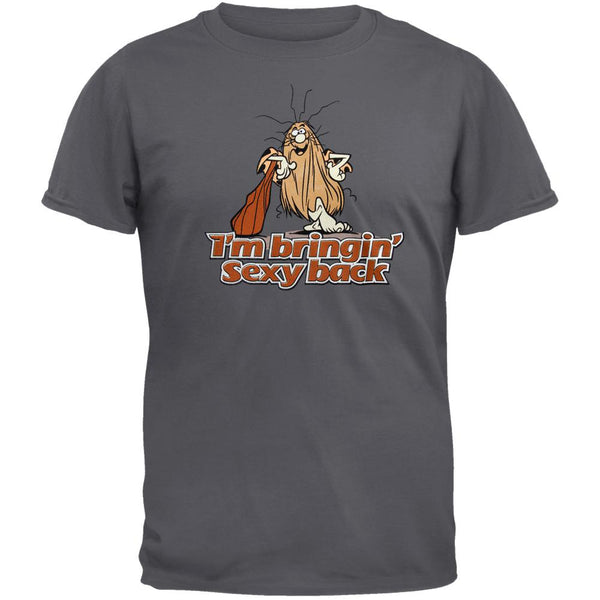 Captain Caveman - Sexy Back Charcoal Grey T-Shirt