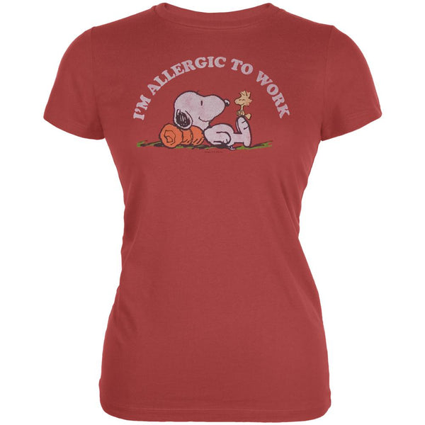 Peanuts - Work Allergies Juniors T-Shirt